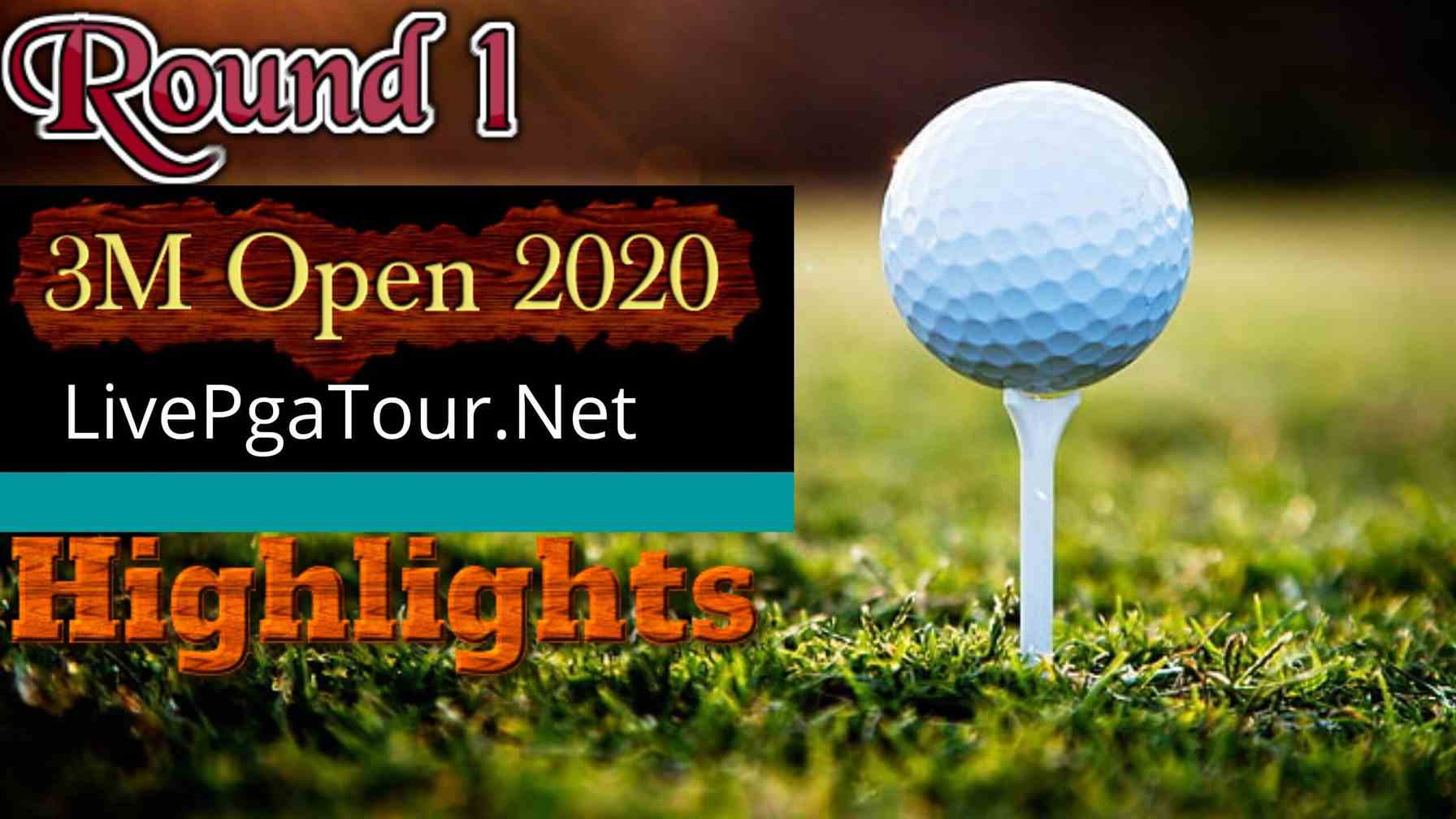 Golf Pga 3M Open Highlights 2020 Day 1