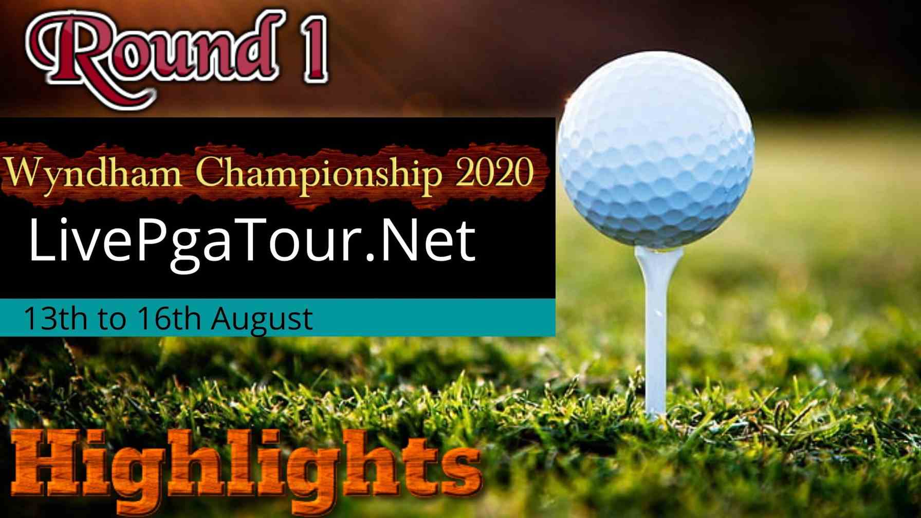 PGA Wyndham Championship Highlights 2020 Round 1