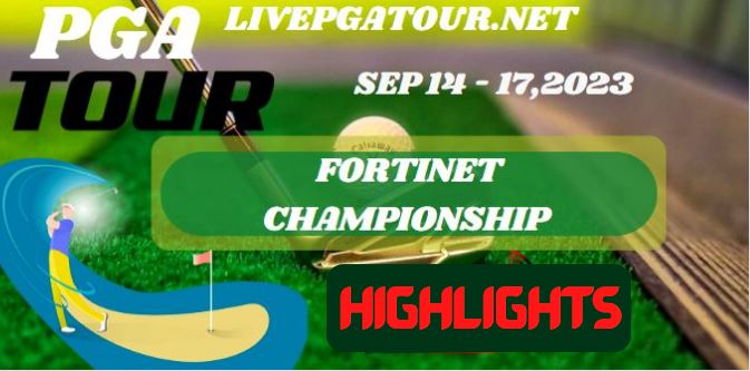 Fortinet Championship Golf RD 2 Highlights 15Sep2023